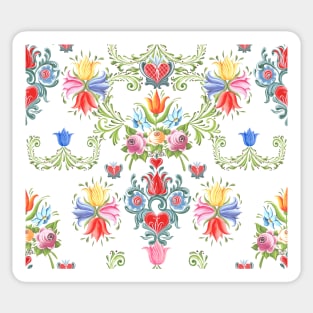 Midsummer Festival Flowers Sticker